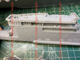 3d Printed 1/350 IJN Hakuryu Aircraft Carrier(full Hull/waterline)